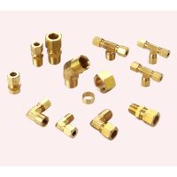 High Pressure Brass Hydraulic Fittings, Durable Threaded Connectors for Oil, Fluid and Pneumatic Lines, Reliable Leak-Proof Fittings for Industrial Hydraulic Systems